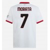 AC Milan Alvaro Morata #7 Bortedrakt 2024-25 Kortermet